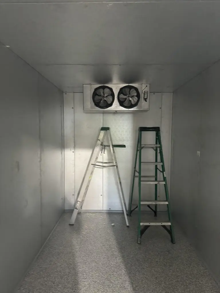 new cooling fans for a commercial freezer in a Palm Coast, FL restaurant